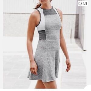 Derek Lam IOC x Athleta Downtown Color Block Knit Dress Tennis Golf